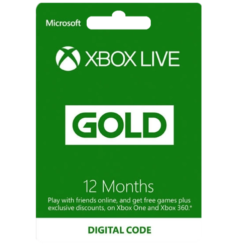 XBOX Live Gold 12 Months (Middle East)  for sale in Egypt from Games2Egypt