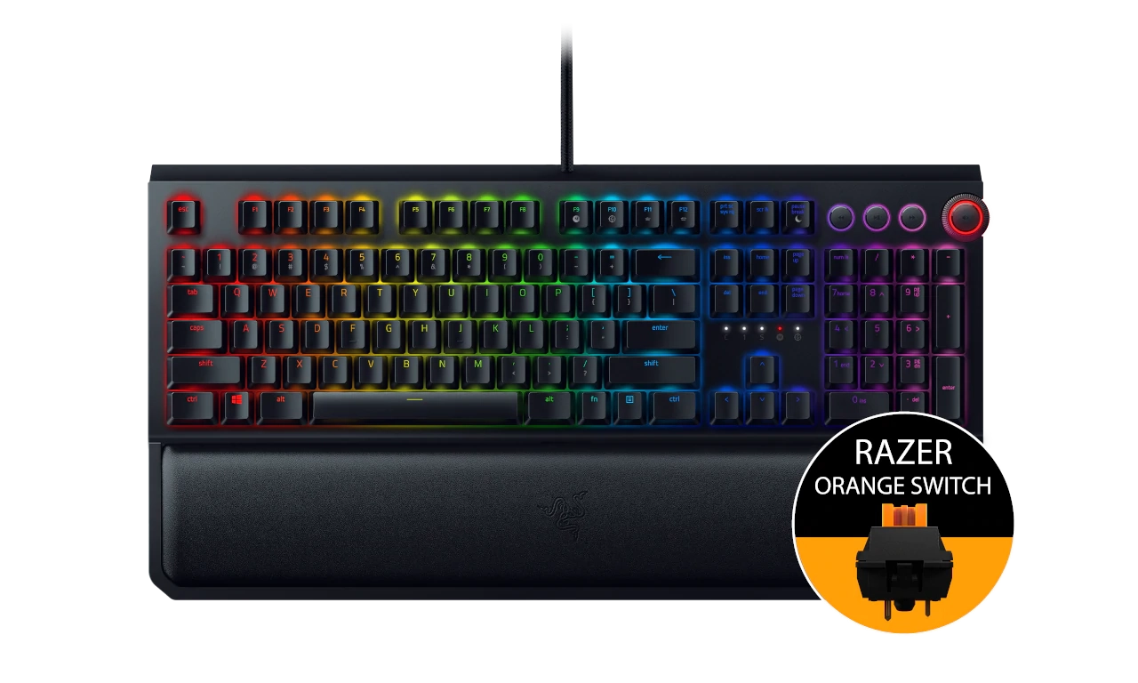 Razer BlackWidow Elite - Orange Switch Gaming  Keyboard   for sale in Egypt from Games2Egypt