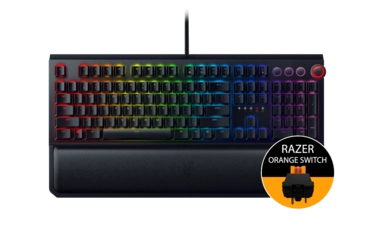 Razer BlackWidow Elite - Orange Switch Gaming  Keyboard  -  for sale in Egypt from Games2Egypt