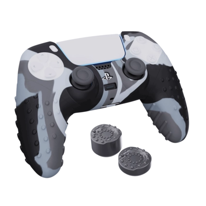 SPARKFOX PS5 Silicone Grip Pack FPS Edition - Camo Grey 