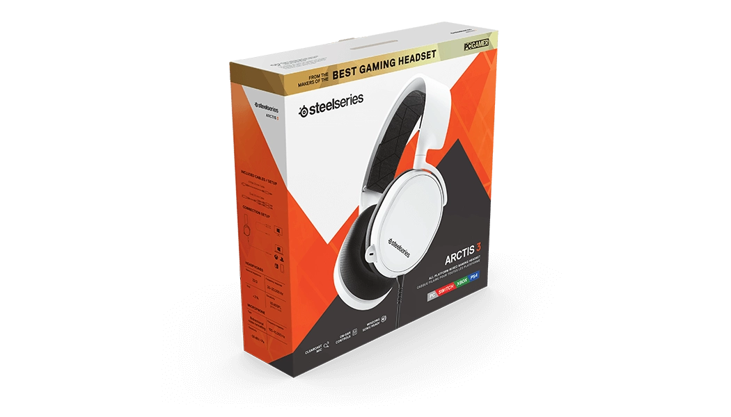 SteelSeries Arctis 3 Gaming Headset - White  for sale in Egypt from Games2Egypt