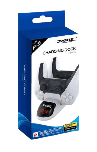 DOBE Charging Docking Station with light - PS5 Controller   for sale in Egypt from Games2Egypt