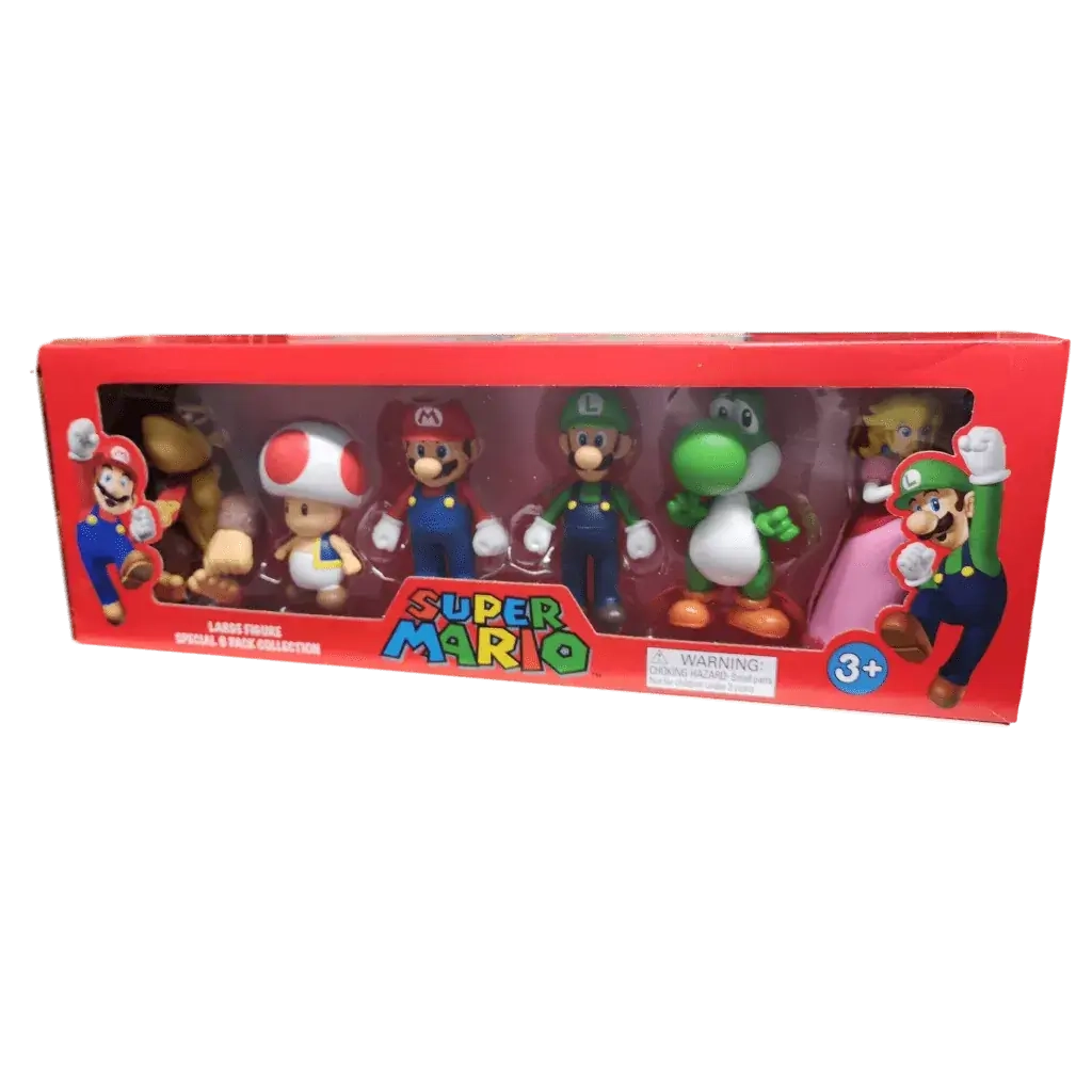 Super Mario: Large Action Figure Special 6 Pack Collection   for sale in Egypt from Games2Egypt