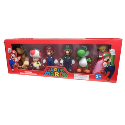 Super Mario: Large Action Figure Special 6 Pack Collection 