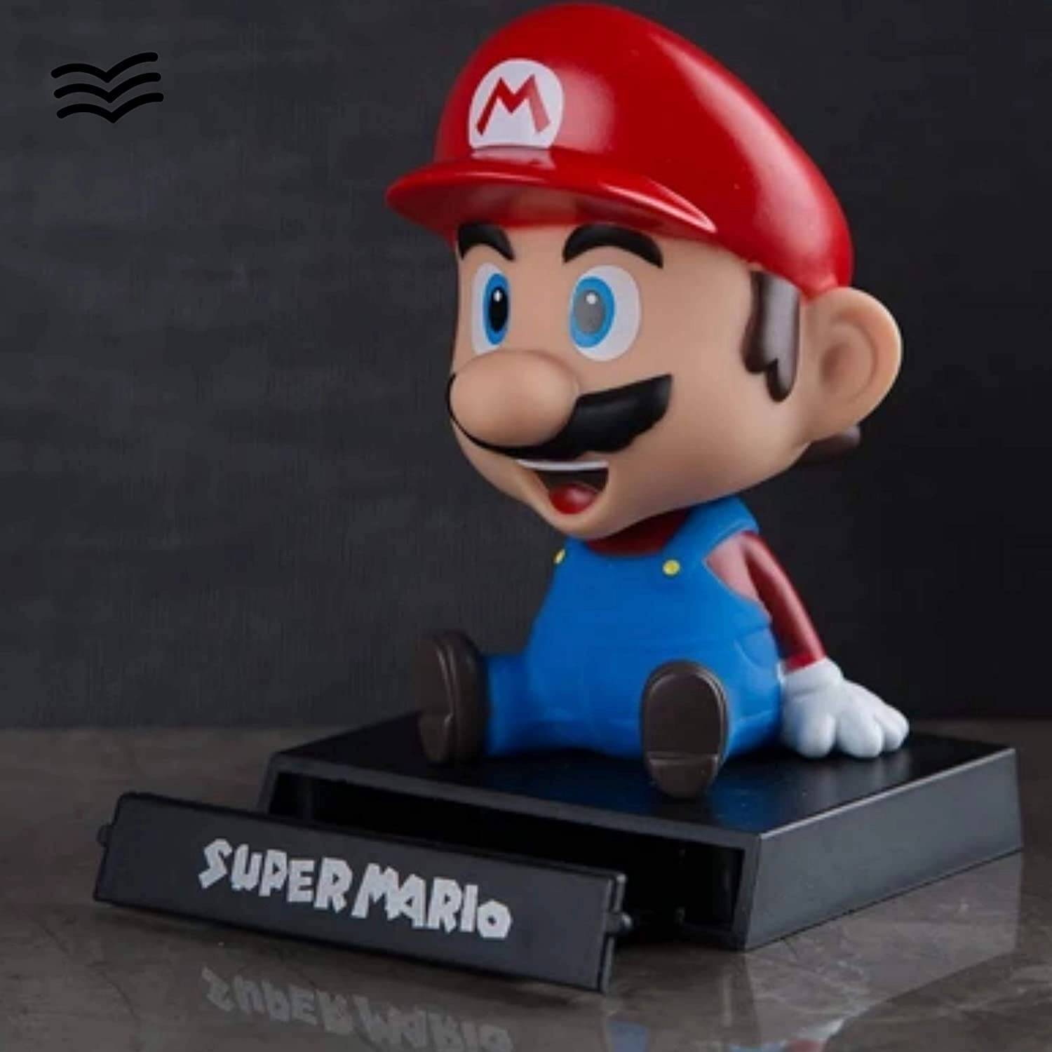 Mario Bobble Head with Stand and Mobile Holder  for sale in Egypt from Games2Egypt