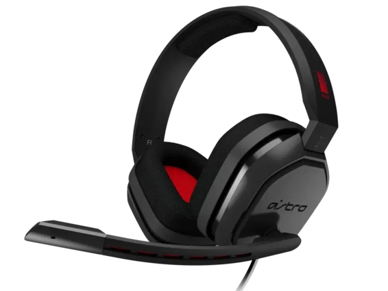 Astro A10 WIRED Gaming Headset - Red and Black