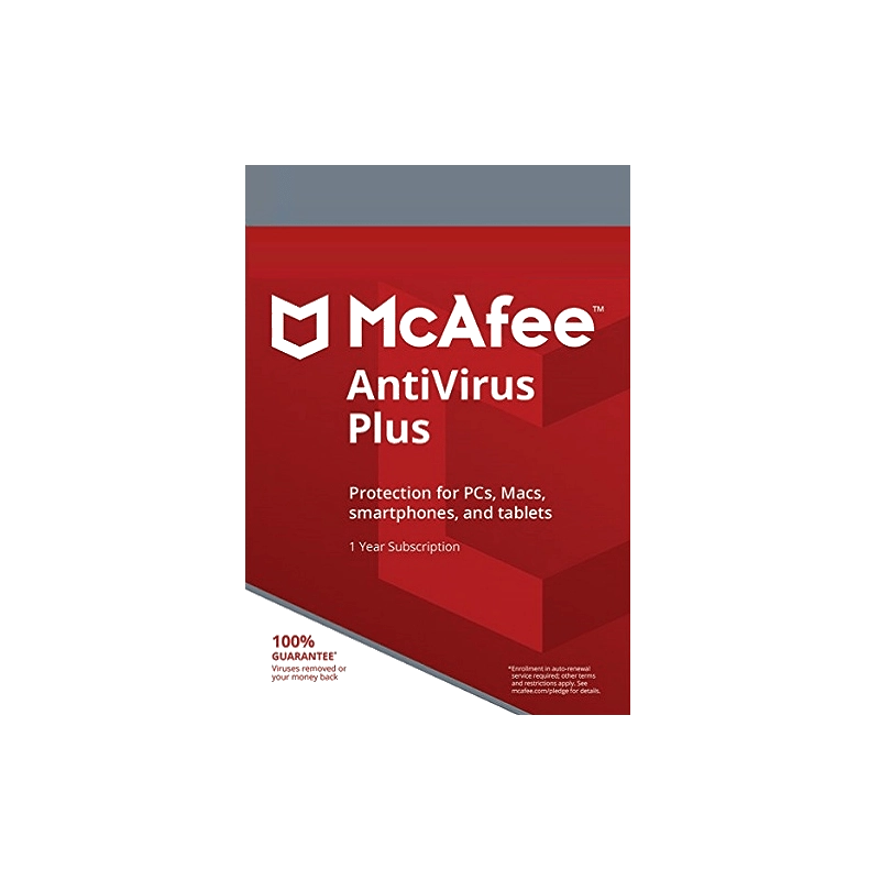 Mcafee Antivirus plus 1 year 1 device CD Key  for sale in Egypt from Games2Egypt