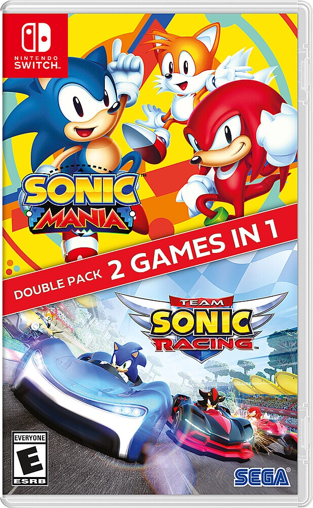 Sonic Team Racing + Sonic  Mania Double Pack 2 in 1 - Nintendo Switch  for sale in Egypt from Games2Egypt