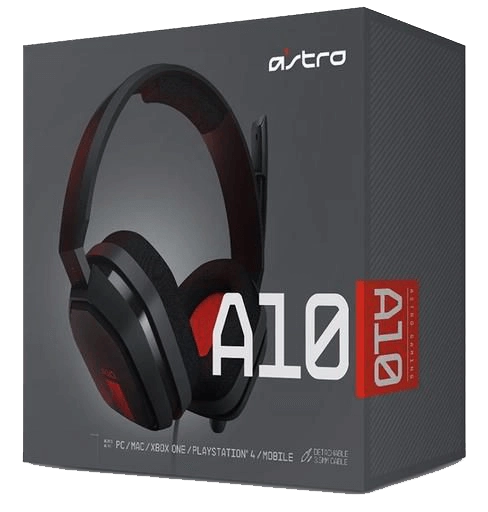 Astro A10 WIRED Gaming Headset - Red and Black  for sale in Egypt from Games2Egypt