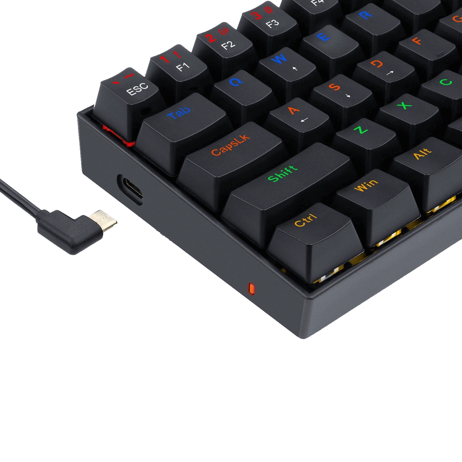  Redragon K606 Rainbow Mechanical Gaming Keyboard blue switch   for sale in Egypt from Games2Egypt