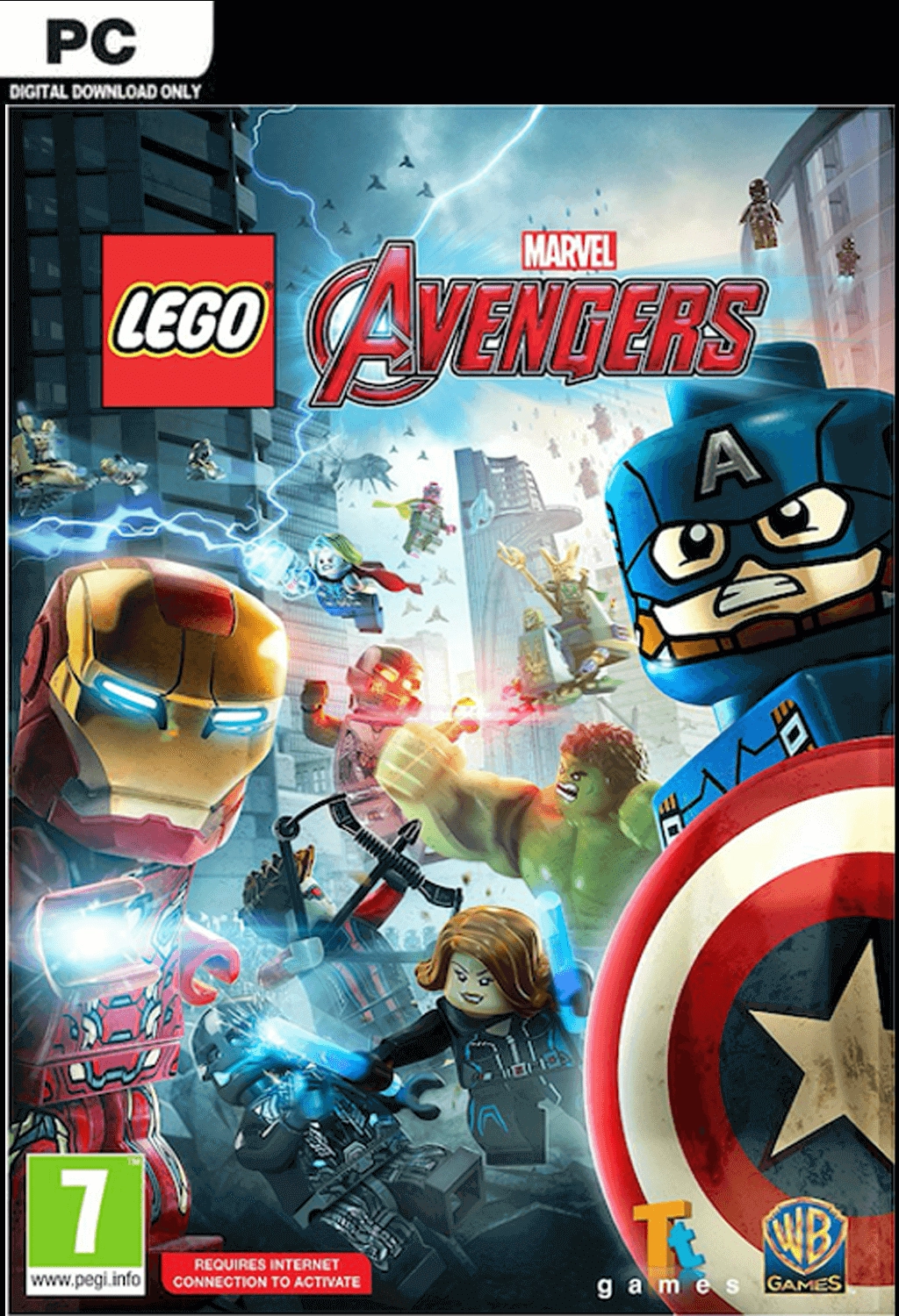 LEGO Marvel's avengers - PC Steam Code  for sale in Egypt from Games2Egypt