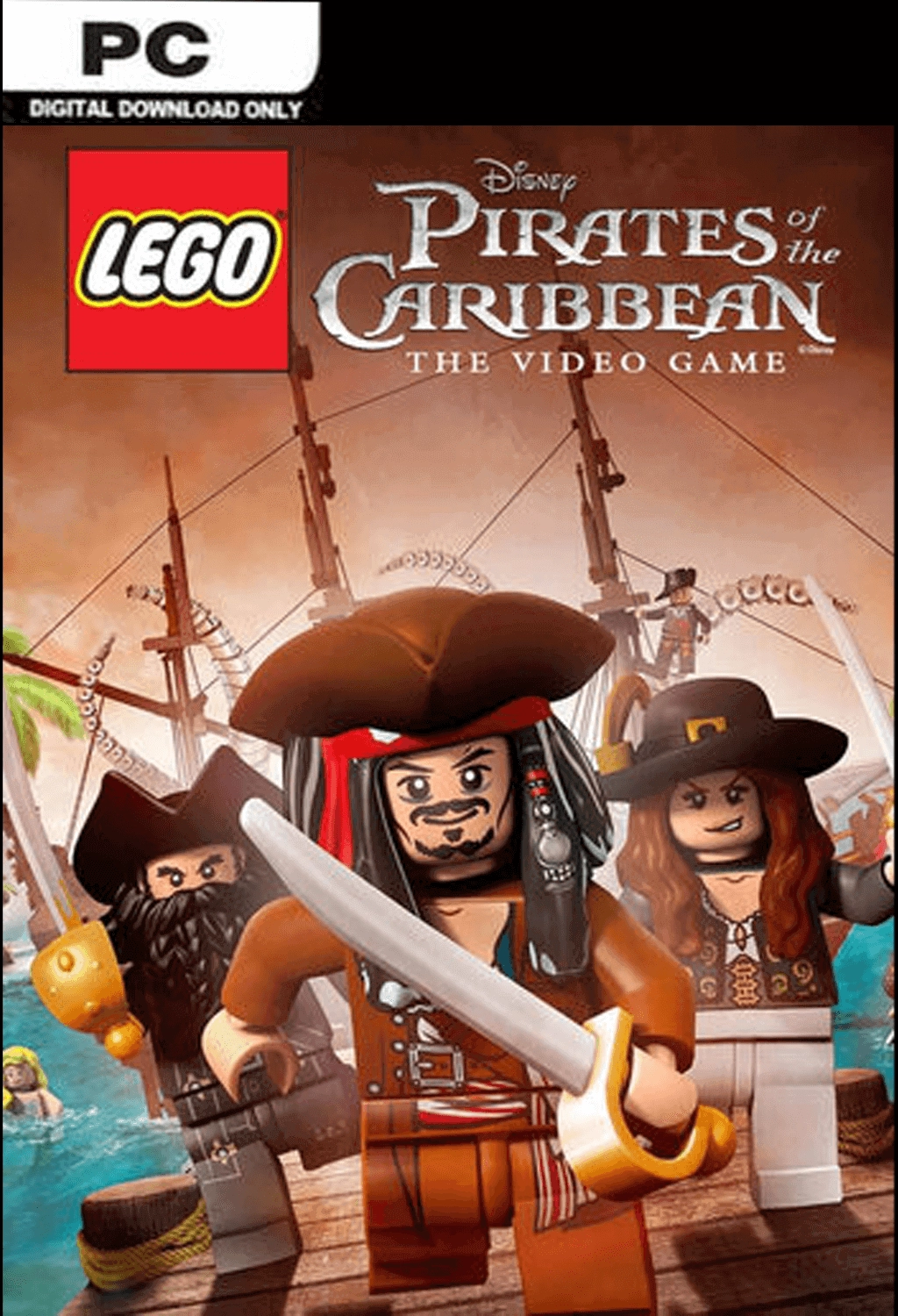 LEGO: Pirates of the Caribbean Steam Code  for sale in Egypt from Games2Egypt