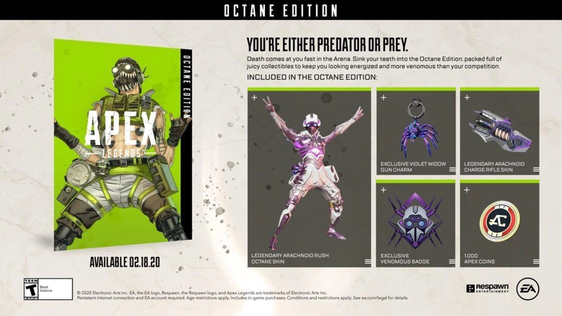 APEX LEGENDS - OCTANE EDITION PC Origin Code  for sale in Egypt from Games2Egypt