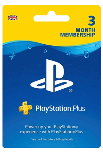 PlayStation Plus 3 Months Membership Subscription UK  for sale in Egypt from Games2Egypt