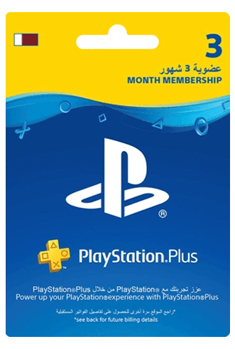 Qatar PlayStation Plus: 3 Month Membership  for sale in Egypt from Games2Egypt