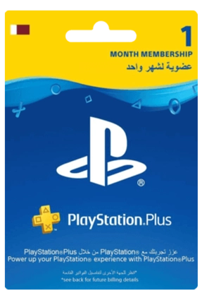 Qatar PlayStation Plus 1 Month Membership