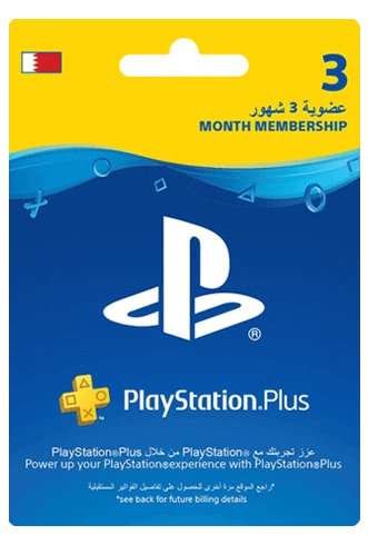 Bahrain PlayStation Plus 3 Months Membership  for sale in Egypt from Games2Egypt