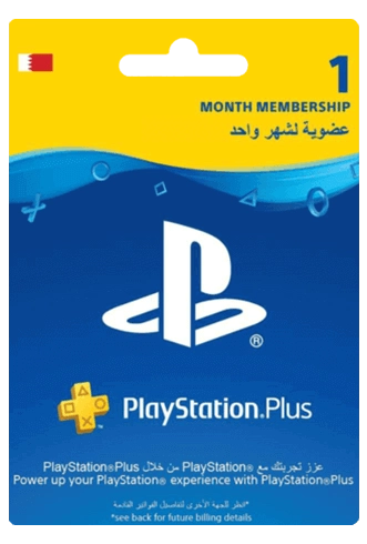 Bahrain PlayStation Plus 1 Month Membership  for sale in Egypt from Games2Egypt