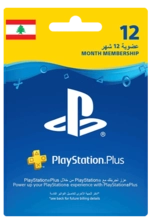 Playstation Plus Membership Lebanon 12 Months (31152)