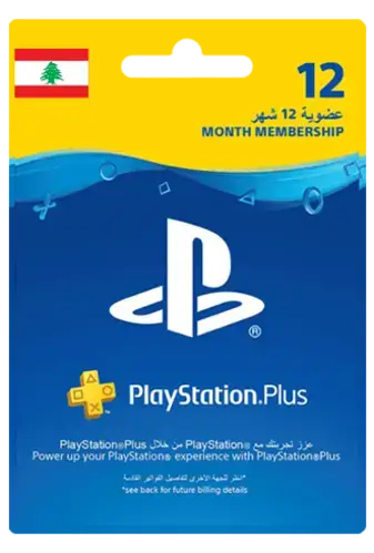 Playstation Plus Membership Lebanon 12 Months