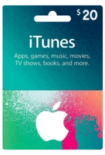 Apple iTunes Gift Card USA $20 -  for sale in Egypt from Games2Egypt