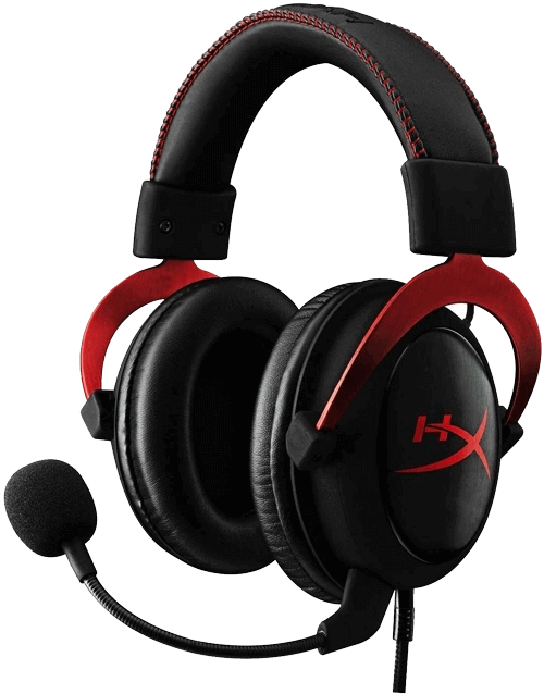 HyperX Cloud II Wired Gaming Headset - Black & Red  for sale in Egypt from Games2Egypt