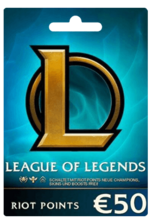 League of Legends 50 EUR EU WEST Prepaid CD Key