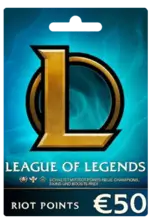 League of Legends (LoL) Gift Card - 50 EUR - Europe West