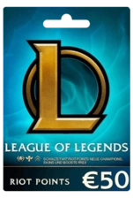 League of Legends (LoL) Gift Card - 50 EUR - Europe -  for sale in Egypt from Games2Egypt