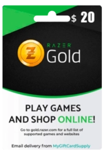 Razer Gold 20$ USA Gift Card -  for sale in Egypt from Games2Egypt