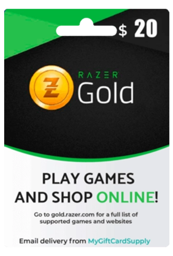 Razer Gold 20$ USA Gift Card