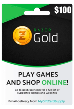 Razer Gold 100$ USA Gift Card