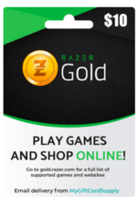 Razer Gold 10$ USA Gift Card