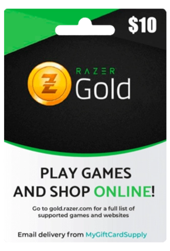 Razer Gold 10$ USA Gift Card