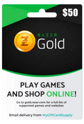 Razer Gold 50$ Global Gift Card