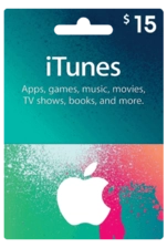 Apple iTunes Gift Card US 15$ -  for sale in Egypt from Games2Egypt