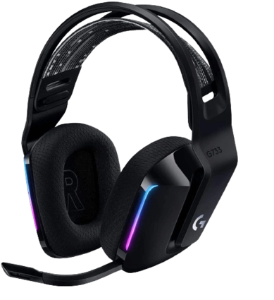 Logitech G733 LIGHTSPEED Wireless RGB Gaming Headset - BLACK 