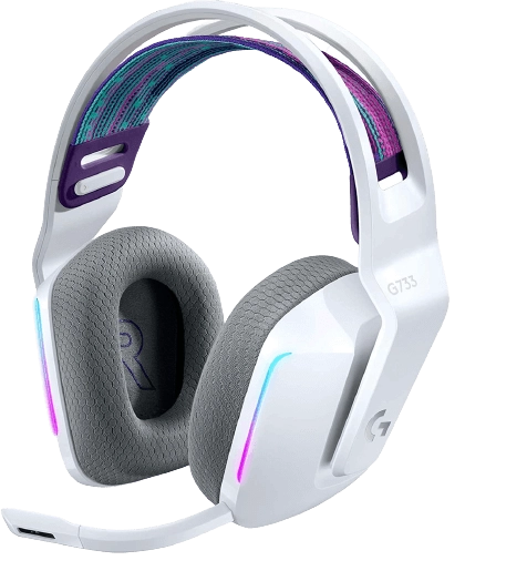 Logitech G733 LIGHTSPEED Wireless RGB Gaming Headset - White  for sale in Egypt from Games2Egypt