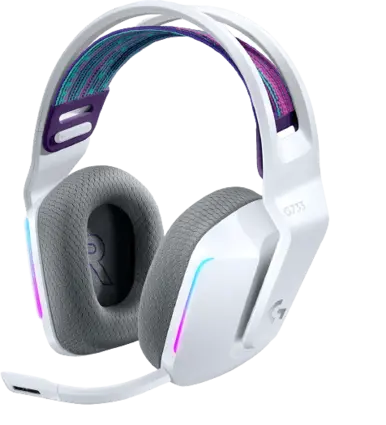 Logitech G733 LIGHTSPEED Wireless RGB Gaming Headset - White