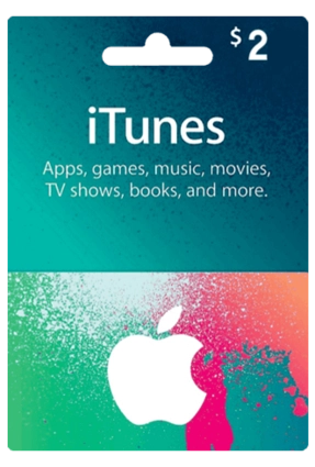 Apple iTunes Card 2$ USA 