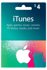 Apple iTunes Card 4$ USA -  for sale in Egypt from Games2Egypt