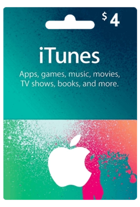 Apple iTunes Card 4$ USA