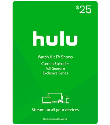 HULU $25 USD Gift Card Key UNITED STATES