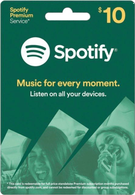 Spotify 10$  for sale in Egypt from Games2Egypt