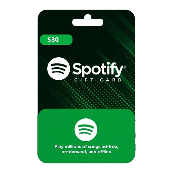 Spotify 30$  for sale in Egypt from Games2Egypt