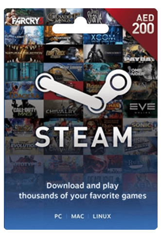 Steam Wallet Gift Card UAE 200 AED  for sale in Egypt from Games2Egypt