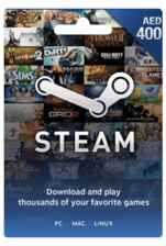 Steam Wallet Gift Card UAE 400 AED -  for sale in Egypt from Games2Egypt