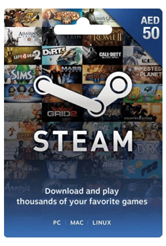 Steam Wallet Gift Card UAE 50 AED  for sale in Egypt from Games2Egypt