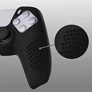 Silicone Case PS5 Controller  - Black  for sale in Egypt from Games2Egypt