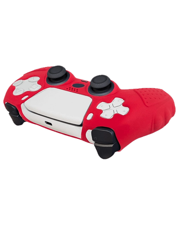 Silicone Case PS5 Controller   - Red  for sale in Egypt from Games2Egypt